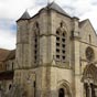 La construction de la basilique actuelle commence en 1031, et ne s'achève qu'au XIIIe siècle. Elle remplace une chapelle très ancienne, dont le mythe fondateur a été transcrit par dom Jacques Bouillart, moine bénédictin de l'abbaye de Saint-Germain-des-Pr