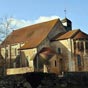 Ardentes : La façade nord de l'égise Saint-Martin s'ouvre sur un large portail sans tympan, avec un double voussure. 