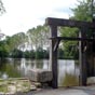 Le pont-écluse sur l'indre à Clavières près Ardentes