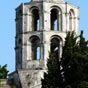 Détail de l'église Saint Honorat - Lanternon.