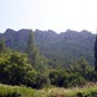 Vue sur les falaises.