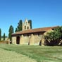 La chapelle Sainte Colombe, dédiée à saint Eutrope, se situe à 2,5 km de notre arrivée à Baziège.