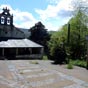 Nous arrivons à Lago, après plus de 3 h 30 de marche. Ce village se situe sur le tracé que suivaient les pèlerins médiévaux. Un hôpital s'élevait à côté de l'église Santa Maria.