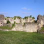 Ruines du château des Rudel dans la citadelle.