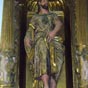 Calzadilla : statue de saint Jacques.