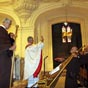 Un grand et beau moment du chapitre : la bénédiction de notre bannière.