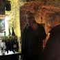 Le maître des lieux  nous explique l'histoire de l'homme et du vin en faisant hommage à saint Martin.