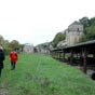 Les jacquets découvrent les vestiges de l'abbaye de Marmoutier.