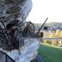 Un conservatoire de machines de génie civil a été reconstitué en hommage aux grands bâtisseurs médiévaux.