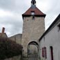 Le Beffroi de Charroux. Il est animé par une horloge publique du XVIème siècle qui sonne toujours les heures