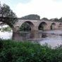 Le pont sur la Vienne à Dangé-Saint-Romain.