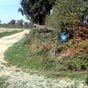 Le chemin en arrivant dans le département des Deux-Sèvres.