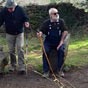 Après une heure de marche....il est temps de marquer une pause...