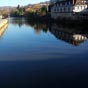 Le Célé, vue vers l'amont depuis le pont Gambetta.