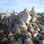 Cairns sur la Meseta.