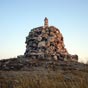 Cairn avant Hornillos del Camino.