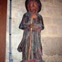 Miradoux : statue de saint Jacques dans l'église.