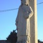 Statue de saint Jacques à Puente Villarente.