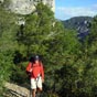 Au départ de Saint-Guilhem, Marc le Canadien.