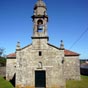 Negeira : église près de l'albergue.