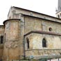 Nogaro : collégiale Saint-Nicolas. C'est une église romane dont le choeur est édifié à la fin du XIIe siècle.