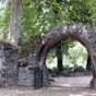 Vestiges de l'amphithéâtre romain construit à Vesunna au Ier siècle.