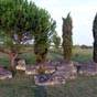 Ruines romaines de Thénac localisées 6,3 km après notre départ de Saintes...