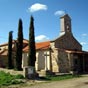 C'était une autre année, le ciel était dégagé et nous avions pu apprécier à Valdeviejas (2 km après Astorga) la charmante chapelle du XVe siècle Ecce Homo.