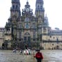 L'arrivée sur la place de l'Obradoiro demeure inoubliable, quel que soit les conditions météo...