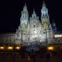 La cathédrale de Santiago, le soir...tout simplement magique.