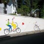 Décoration de Capvern les Bains pour le passage du Tour de France le 27 juillet 2018 lors de la 19e étape.