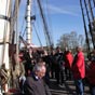 Sur le pont de l'Hermione les explications succèdent aux explications!