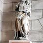 Saint Jacques est présent sur la façade sud de la cathédrale, représenté par une statue très haut perchée.